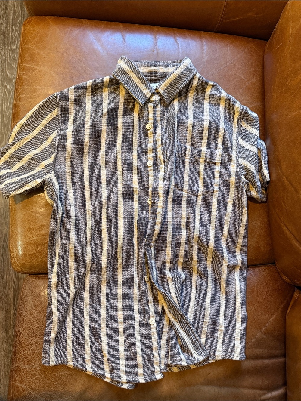 Men's Short-Sleeve Button-Up Shirt